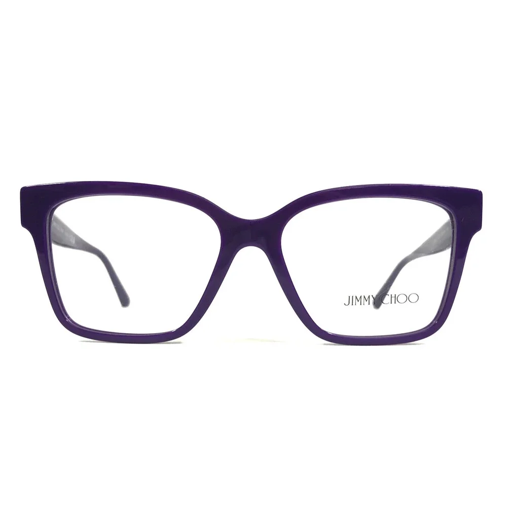 Jimmy Choo Eyeglasses Frames JC3006U 5050 Purple Cat Eye Full Rim 53-16-140
